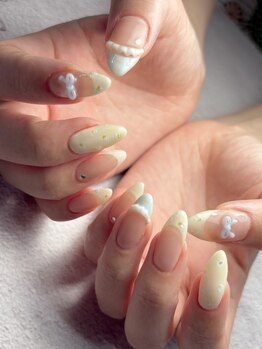 ローレル(Laurel)/お花ネイル