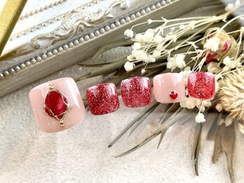 レアレアネイル(Lealeanail)/【パラジェル】FOOTシンプル