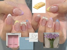 ルネネイル(Lune nail)の雰囲気（夏ネイル・フレンチネイルフェルイン・パラジェル）
