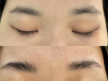 ラゾ(LAZO)の写真/《自眉をキレイに美しく◇あなたの魅力を最大限に引き出します◇》黄金比で整えるアイブロウ施術で印象UP！