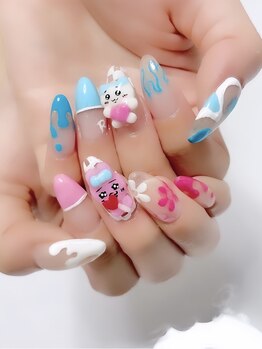 キャラクターネイル