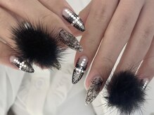 シェルネイル(SHELL NAIL)/レース/ふわふわ/staff:takeda