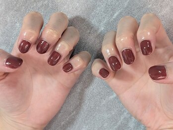 リ イノ ネイル ダツモウ(Re:ino)/ボルドーワンカラー♪