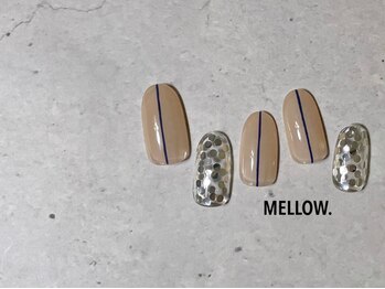 メロウ(MELLOW.)の写真/ワンカラー～トレンドを押さえた最旬ニュアンスデザインまで◎他人と被らない理想のネイルを実現!