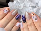 ハロウィン☆カボチャネイル