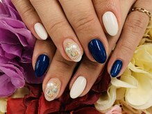 ダブルネイル(Double Nail)/【ほり】ワンポイントデザイン