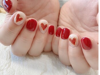 08ネイル(08 nail&school)/バレンタインにピッタリ♪
