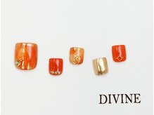 ディバイン ネイルズ(DIVINE NAILS)/フットジェルアートやり放題