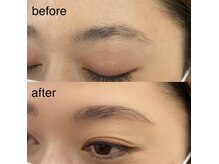 アイプリーム 恵比寿(Eyepreme)/眉毛施術Before&After写真