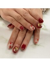 ネイルサロン エーナイン ザ ビッグ豊平店/持ち込みデザイン