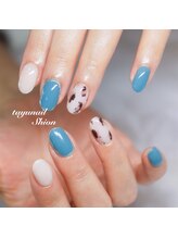 たゆ ネイル(たゆnail)/パラジェルアニマル柄冬ネイル
