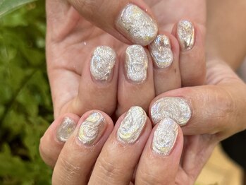 カラーズネイル エビス(Colors Nail Ebisu)/ニュアンスパールネイル