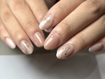 サロンドファン(salon de Fan)/マーブル×ヌーディーカラー