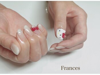 フランセス(Frances)/キティーちゃんネイル