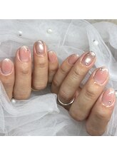 アイリッシュネイル 久屋大通店(Irish Nail)/チーク×ラメグラ