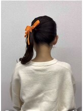 ミカヅキ 赤坂/推し活ヘアサイドポニーテール！