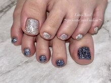リノネイル(Lino Nail)/フットネイル/フラッシュ/栗林