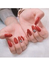 トータルビューティーローズ(Rose)/Vカットネイル