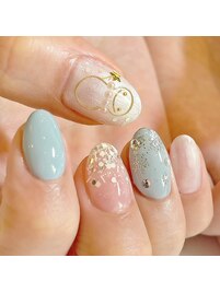 雪だるまネイル☆