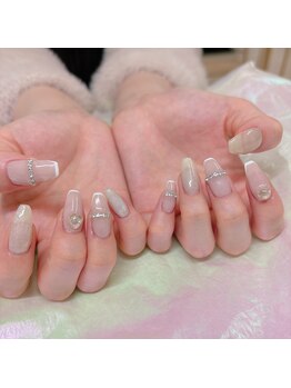 アイディールネイル(ideal nail)/スキニーフレンチ×マグネット