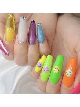 ベル 古川店(Belle)/ニコちゃんネイル☆