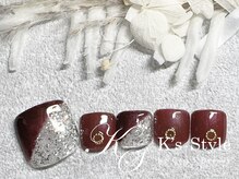 ケーズスタイル バイ キャンアイドレッシー(K's-Style by Can I Dressy)/秋フットネイル(フット定額)