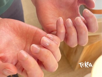 テケア(TEKEA)/メンズネイル(強化剤仕上げ)