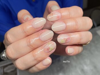 リカルメナートゥ 薬院(re:calmer na/to)/紫陽花ネイル