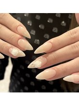 メル バイ ウィリートーキョー(MELL by wellytokyo)/持ち込み　薔薇ネイル　渋谷