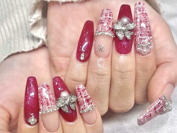 ツイード/ロングネイル