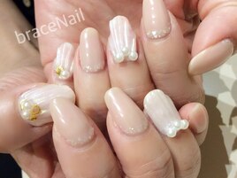 人魚の鱗ネイル