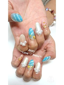 アモ ラブネイルズ(AMO Love nails)/海ネイル