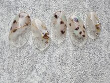 カトルナフ(quatre fois neuf)/おしゃれレオパードネイル