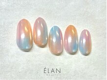 エラン メグロ(ELAN Meguro)/カラフルミラーネイル