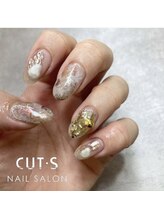 カッツ エステティックサロン 元町(CUT S)/冬ニュアンスネイル
