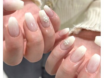 グラデーション/結晶パーツ