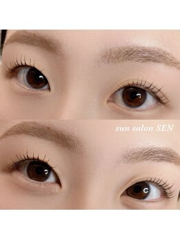 サンサロンセン(sun salon SEN)/似合うまつ毛パーマをご提案◎
