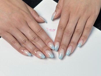 チップ長さ出しグラデーション