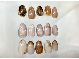 秋ネイル（ボリューム）