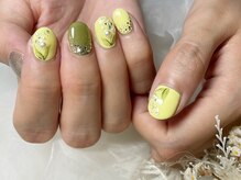 サロンドフォーエイチ(salon de 4H)/ブライダルネイルですずらんを♪