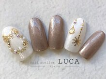 ネイルアトリエルカ(nail atelier LUCA)/M-459 大人上品クリスマスネイル