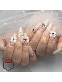 レディスペネイル ノマエ 名駅店(Redispe nail nomae)/リボンネイル