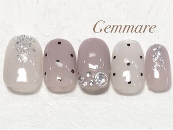 ドットキラキラネイル