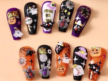 ルビーネイル 太閤通駅店(RUBY NAIL)/【ハロウィン】のネイルデザイン