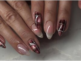 チェックネイル