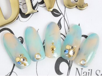 ネイルサロン ディーバ ギンザ(Nail salon Diva GINZA)/スモークサマー￥8500