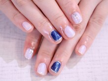 ラルネイル 大宮(Lull. nail)/＊上品＊Blueマグネット＊