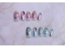 ネイルサロン ブリオン(Nail Salon Bullion)/うる艶チークネイル