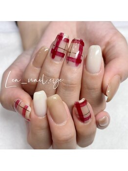 レア(Lea)/チェックネイル