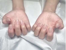 ヤシネイル(Yashi Nail)/チップ長さだし　ワンカラー